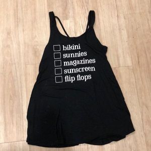 Xhilaration Black Swim Coverup